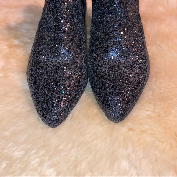 Topshop KRAZY Glitter boots Size 38/7.5 - Picture 4 of 7